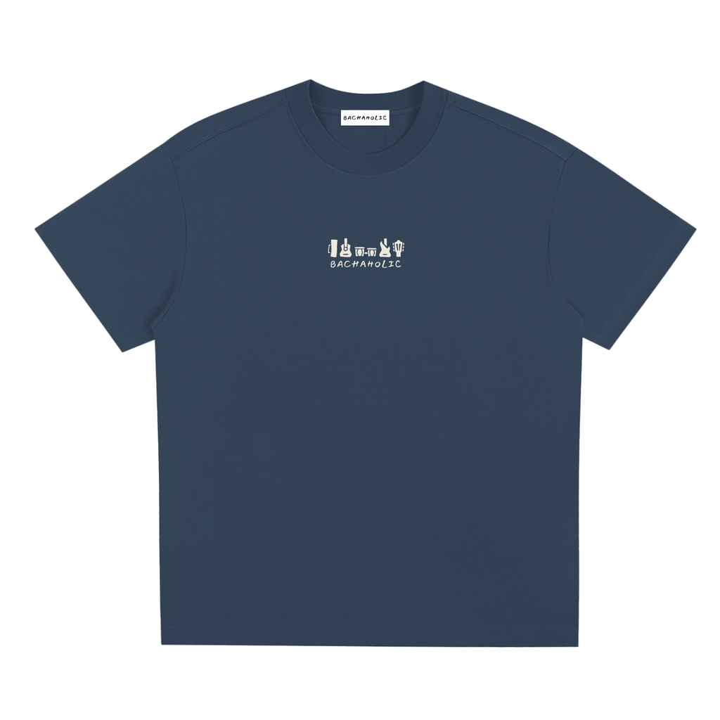 Bachaholic Quick-Dry T-Shirt (Midnight Blue)