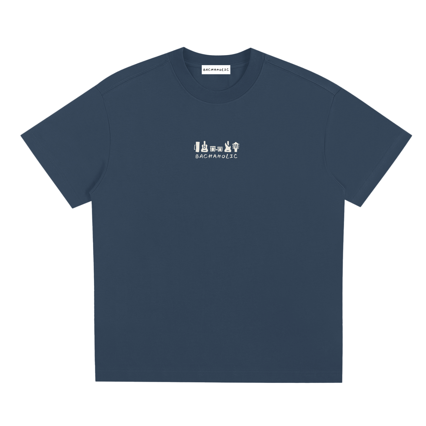 Bachaholic Quick-Dry T-Shirt (Midnight Blue)