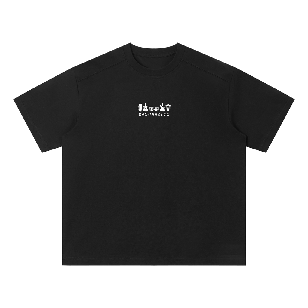 Bachaholic Quick-Dry Boxy T-Shirt (Black)