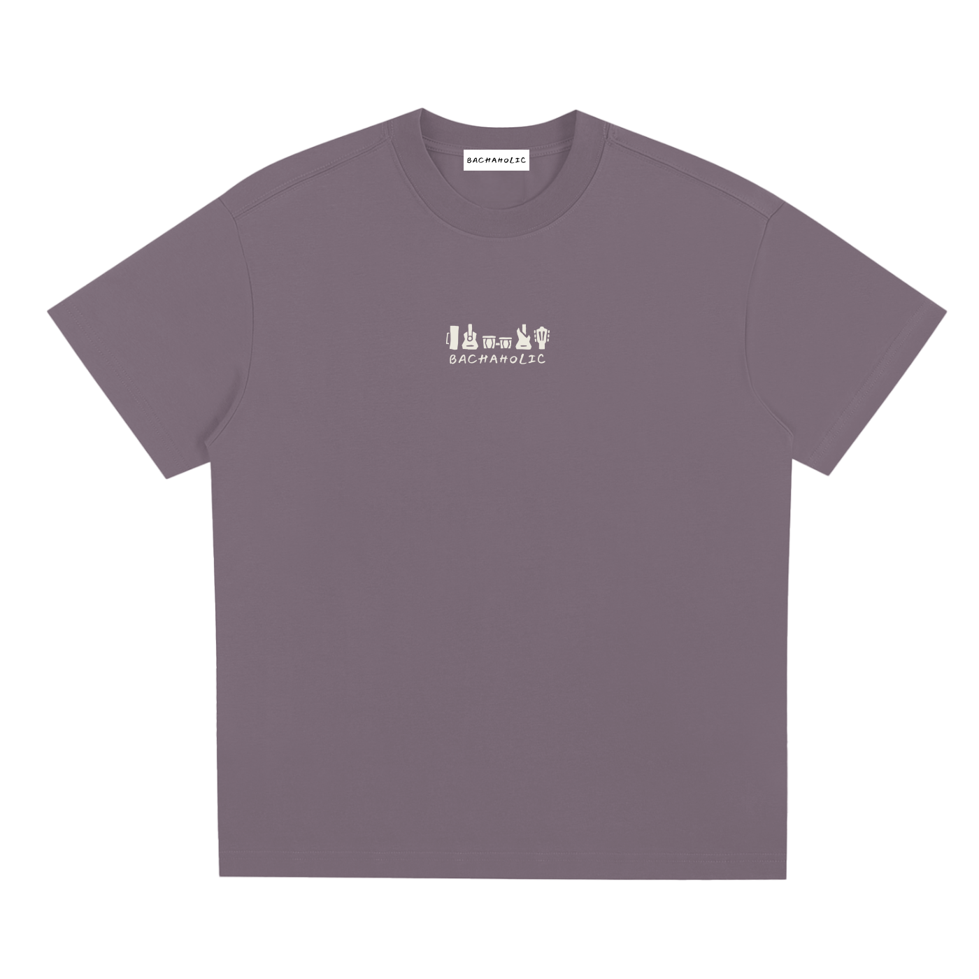 Bachaholic Quick-Dry T-Shirt (Plum Gray)